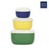 GIORNO FELICE TheSili Platinum Silicone EasyCook Food Storage Container 3-Piece Set 4-Piece Set_Made in Korea